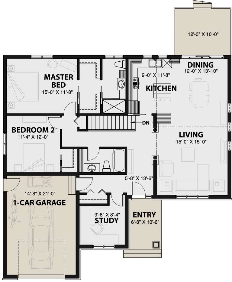 House Plan House Plan #20534 Drawing 1