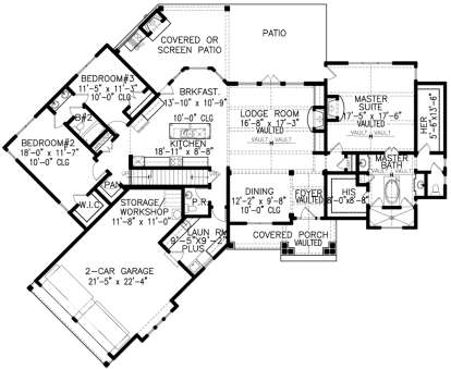 Main Floor for House Plan #699-00120