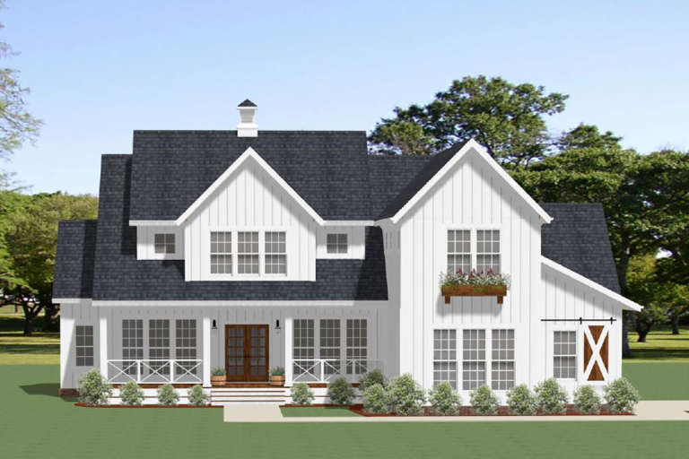 House Plan House Plan #20593 Front Elevation 