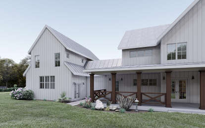 Modern Farmhouse House Plan #6849-00064 Elevation Photo