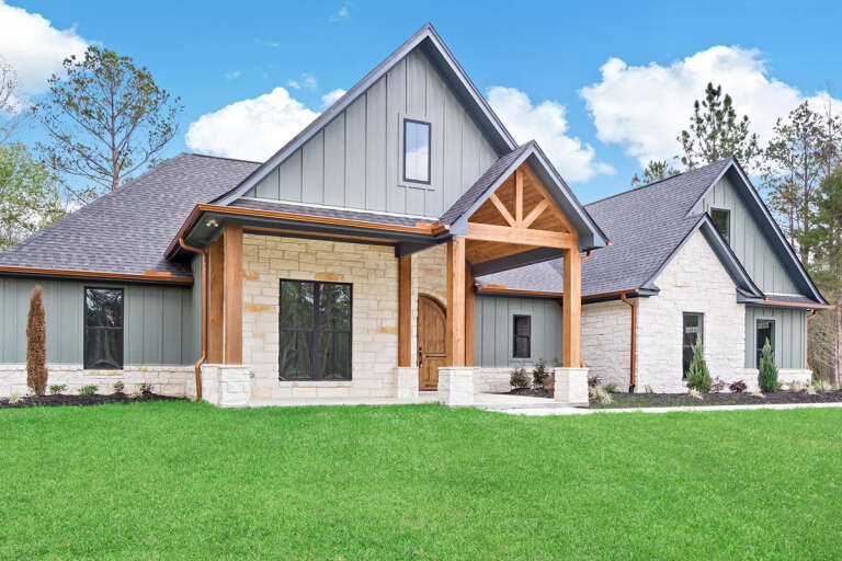 French Country Plan: 2,373 Square Feet, 4-5 Bedrooms, 2.5 Bathrooms ...