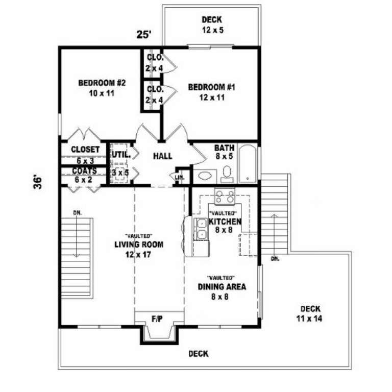 House Plan House Plan #2072 Drawing 2