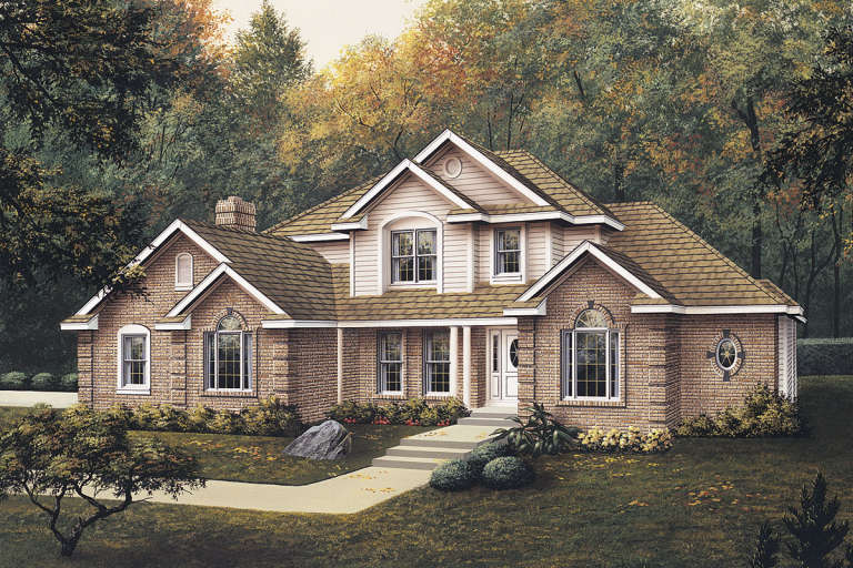 House Plan House Plan #20724 Front Elevation 