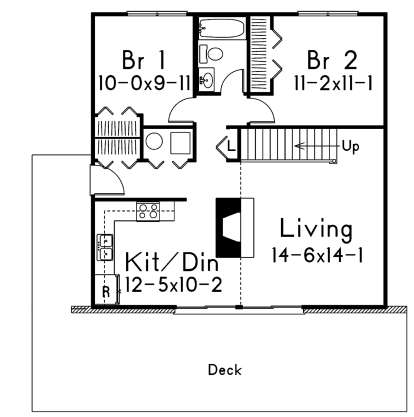 Main Floor for House Plan #5633-00409