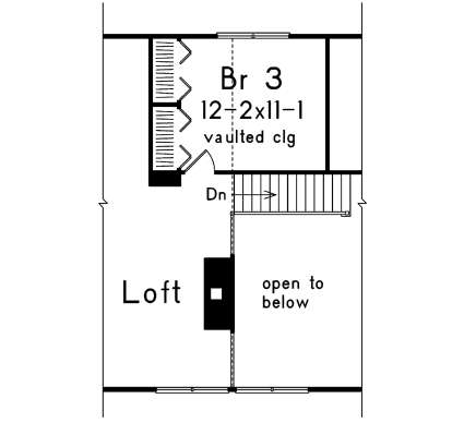 Second Floor for House Plan #5633-00409