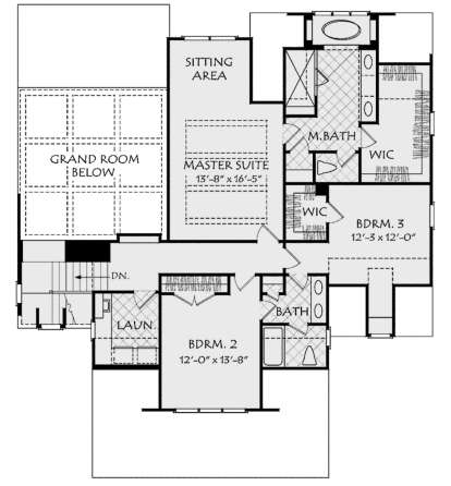 Second Floor for House Plan #8594-00114