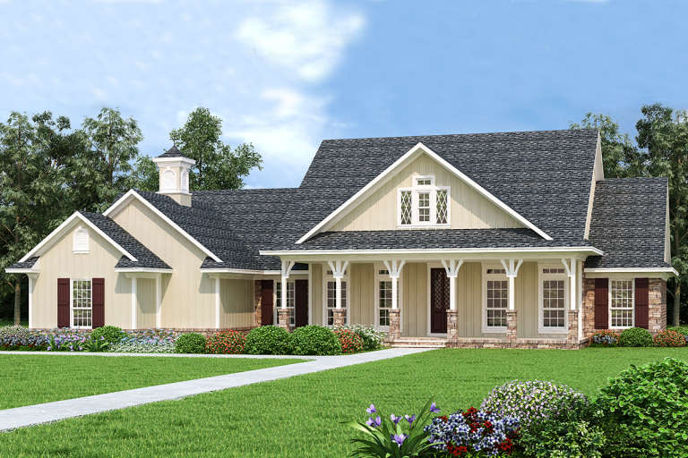 House Plan House Plan #20994 Front Elevation 
