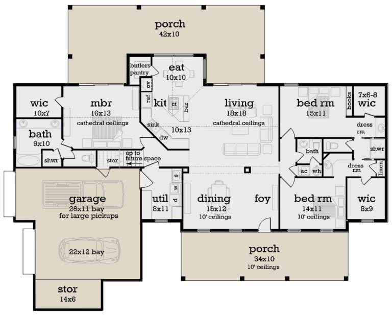 House Plan House Plan #20994 Drawing 1