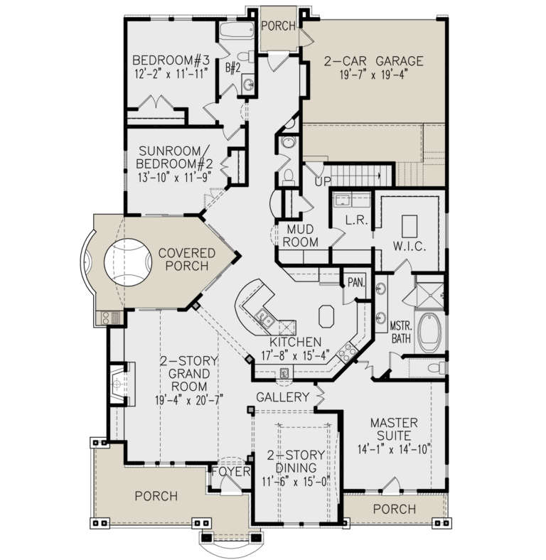 House Plan House Plan #21097 Drawing 1