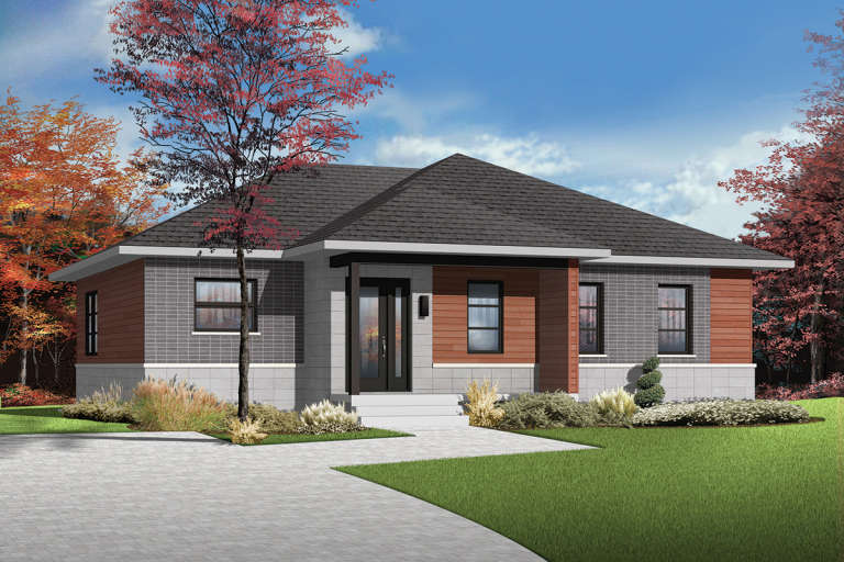 House Plan House Plan #21150 Front Elevation 