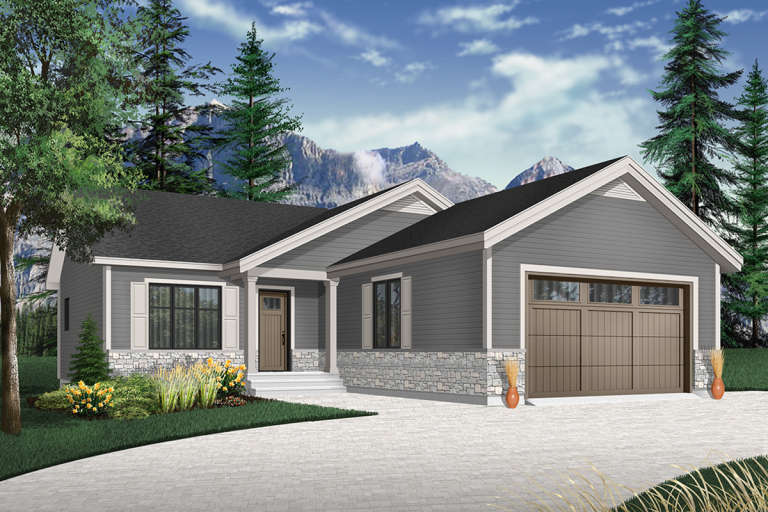 House Plan House Plan #21157 Front Elevation 