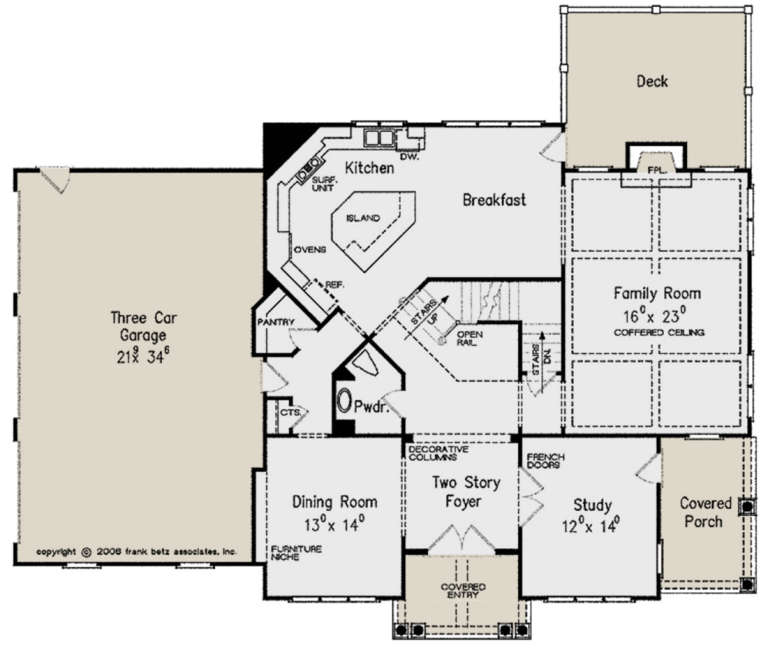 House Plan House Plan #21252 Drawing 1