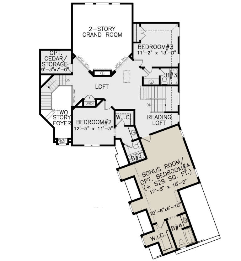 House Plan House Plan #21421 Drawing 2