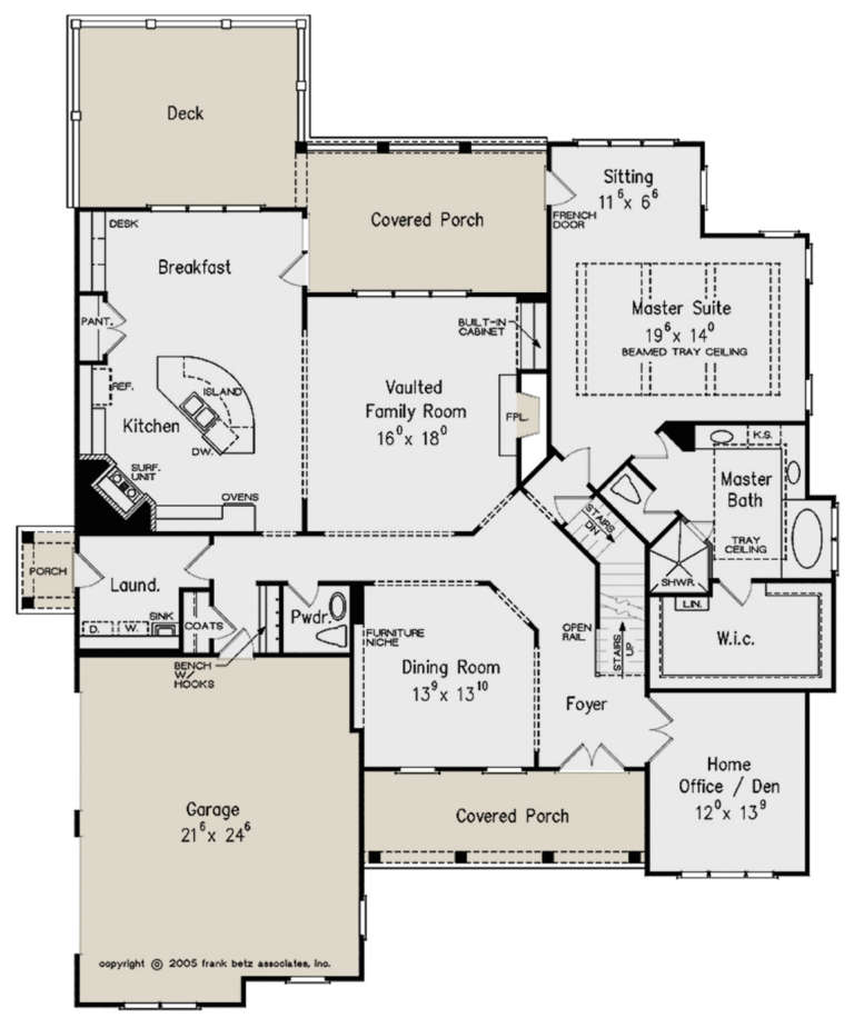 House Plan House Plan #21435 Drawing 1