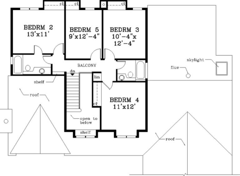House Plan House Plan #215 Drawing 2