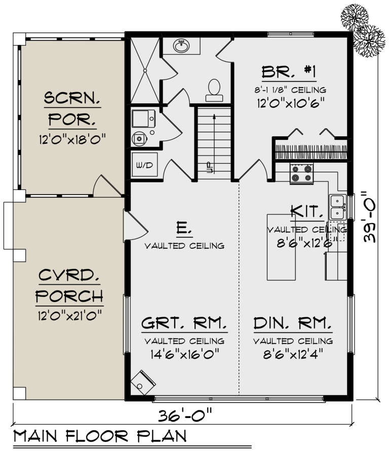 House Plan House Plan #21526 Drawing 1