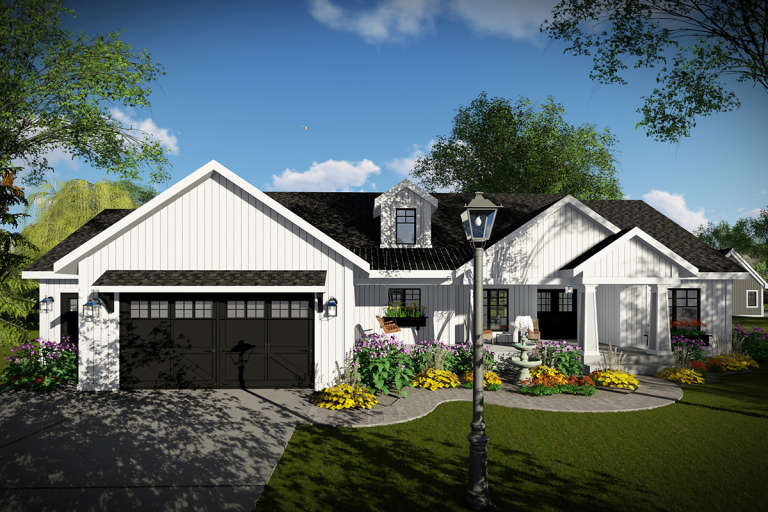 House Plan House Plan #21596 Front Elevation 
