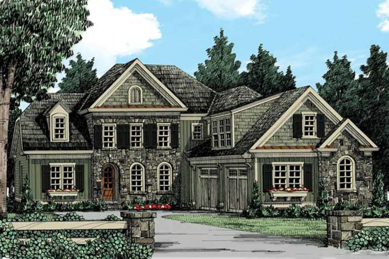 House Plan House Plan #21715 Front Elevation 