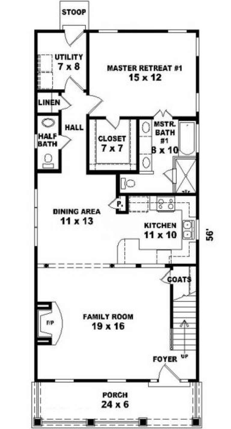 House Plan House Plan #2224 Drawing 1
