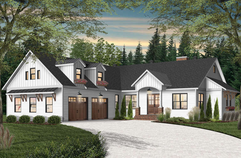 House Plan House Plan #22548 Front Elevation 
