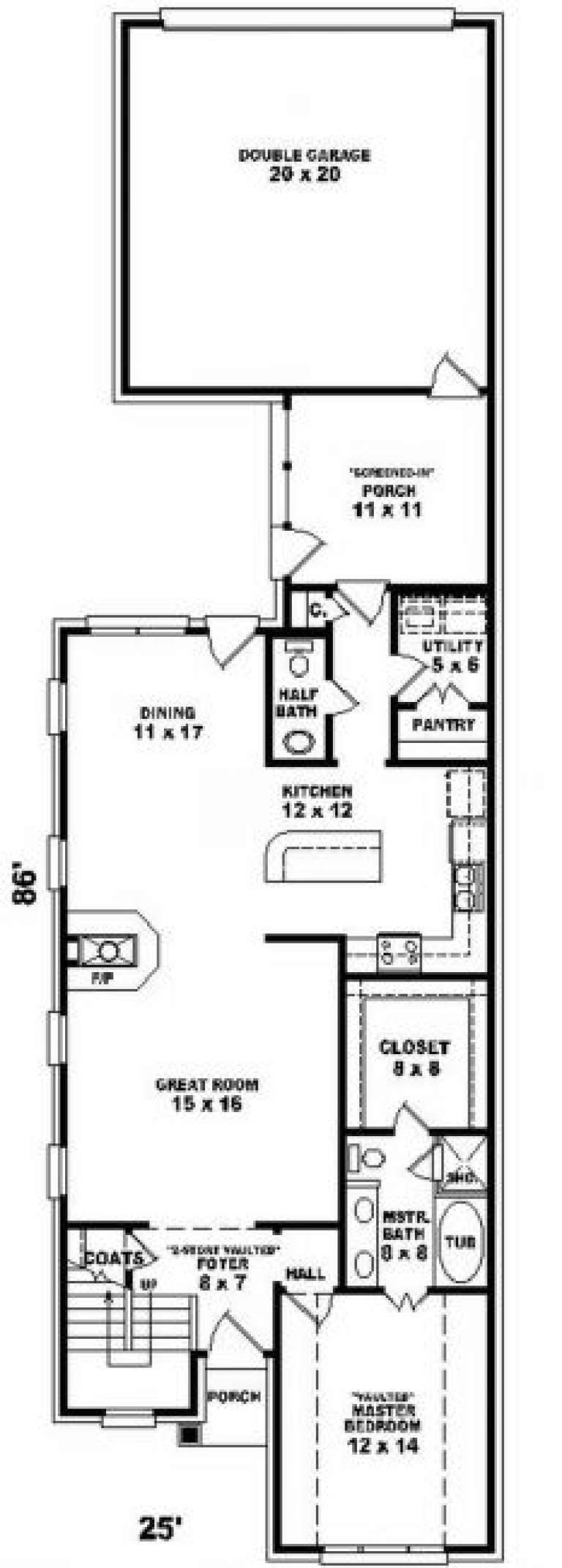 House Plan House Plan #2302 Drawing 1