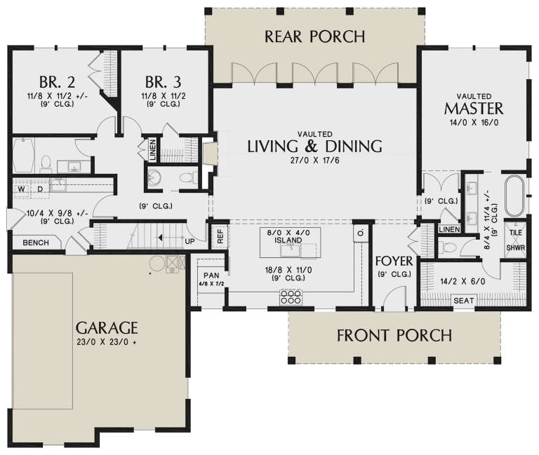 House Plan House Plan #23192 Drawing 1