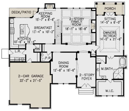 Main Floor for House Plan #699-00246