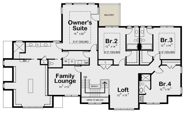 House Plan House Plan #23523 Drawing 2