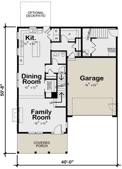 Main Floor for House Plan #402-01582