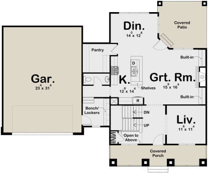 Main Floor for House Plan #963-00348