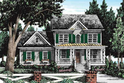 Country House Plan #8594-00328 Elevation Photo