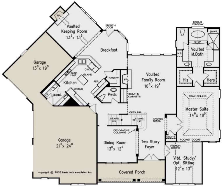 House Plan House Plan #23749 Drawing 1