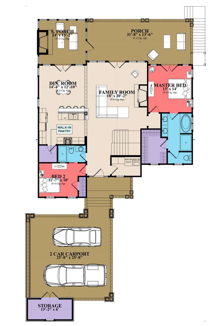 House Plan House Plan #23773 Drawing 1