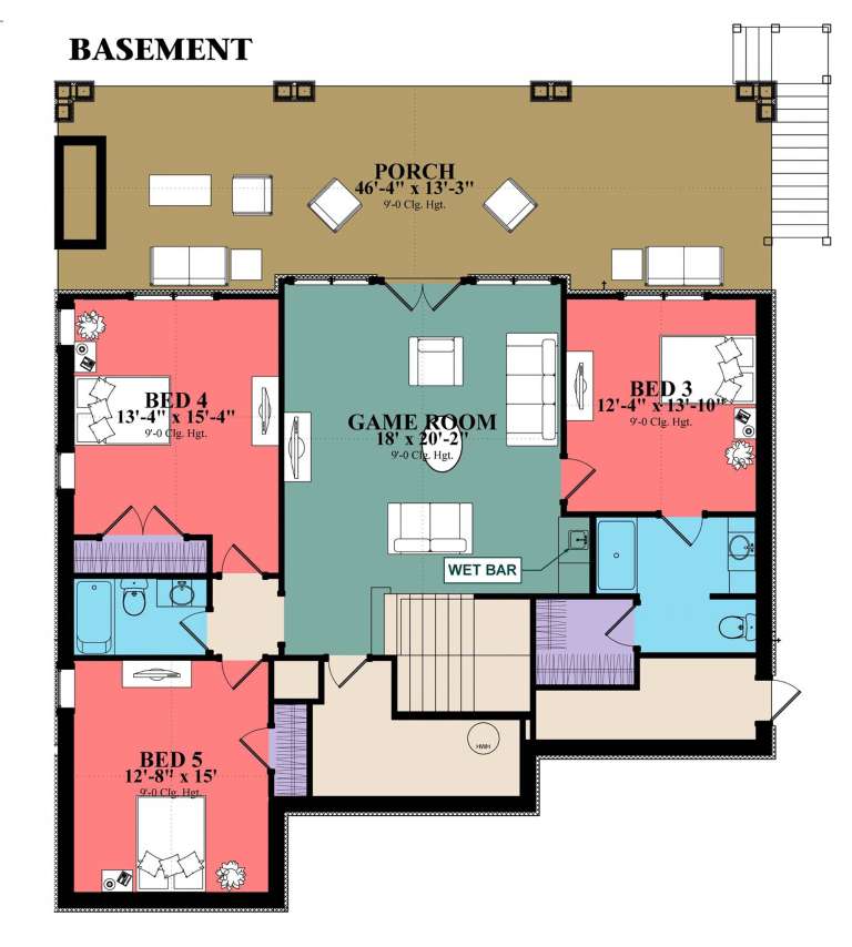 House Plan House Plan #23773 Drawing 2
