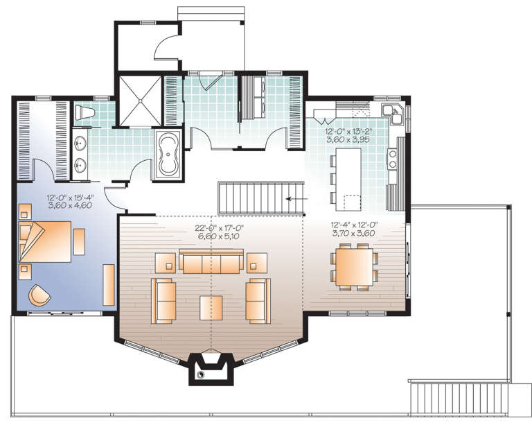 House Plan House Plan #23810 Drawing 1