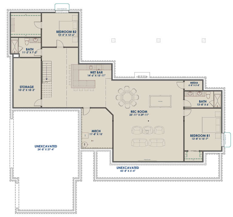 House Plan House Plan #23837 Drawing 3