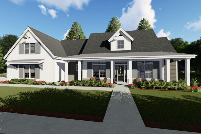 House Plan House Plan #23859 Front Elevation 