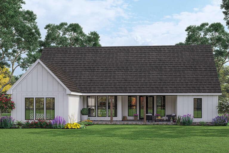 Modern Farmhouse Plan: 1,814 Square Feet, 3 Bedrooms, 2.5 Bathrooms ...