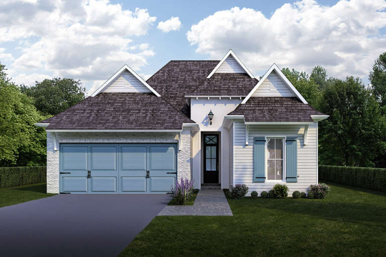 French Country Plan: 1,778 Square Feet, 3 Bedrooms, 2 Bathrooms - 7516 ...