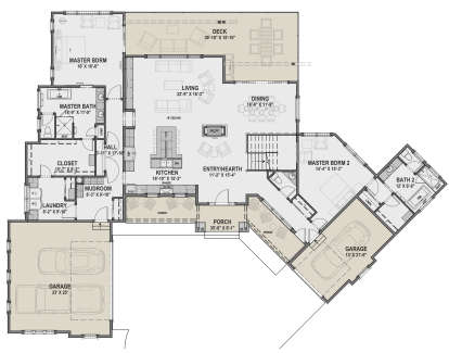 Main Floor for House Plan #425-00028