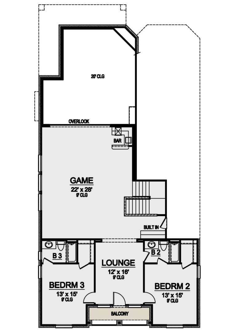House Plan House Plan #24007 Drawing 2