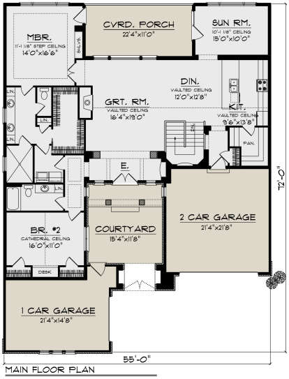Main Floor for House Plan #1020-00362