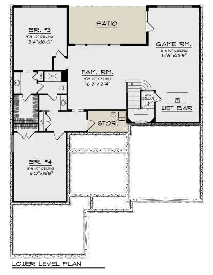 Basement for House Plan #1020-00362