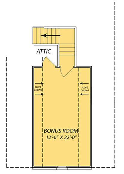 Bonus Room for House Plan #9279-00005