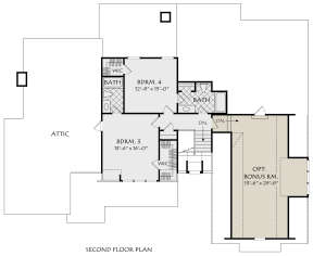 Country Plan: 2,911 Square Feet, 4 Bedrooms, 4.5 Bathrooms - 8594-00419