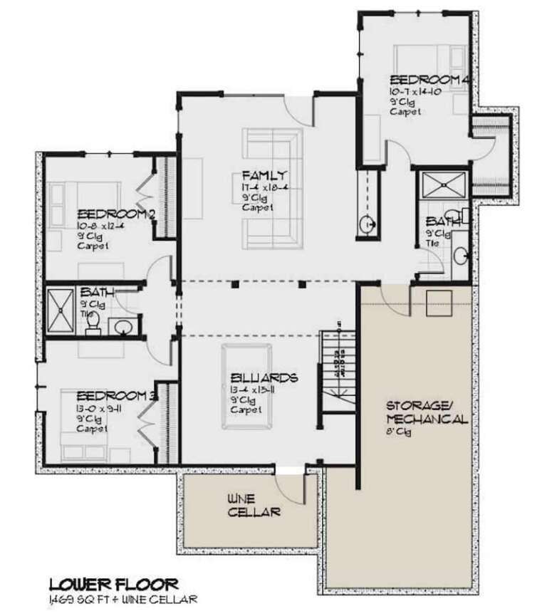 House Plan House Plan #24119 Drawing 2