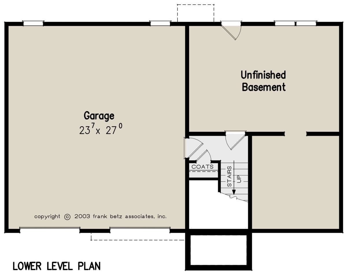 Split Foyer Plan 1320 Square Feet 3 Bedrooms 2 Bathrooms 8594 00436