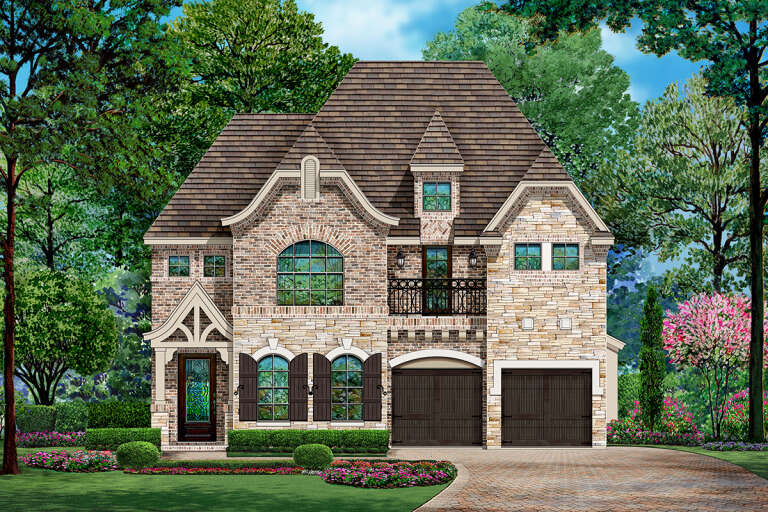 House Plan House Plan #24156 Front Elevation 
