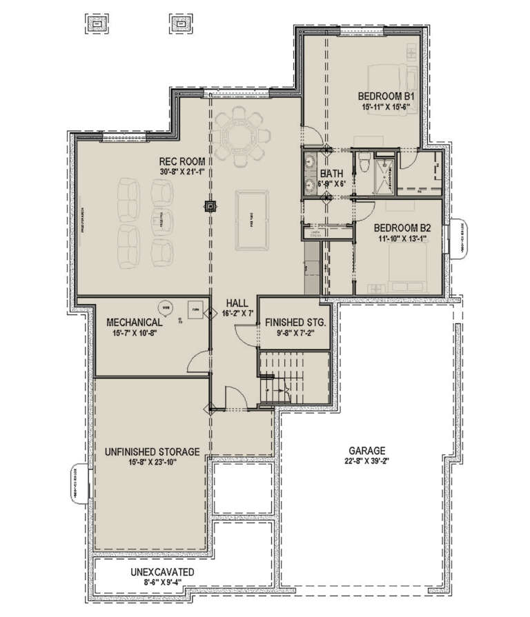 House Plan House Plan #24162 Drawing 2