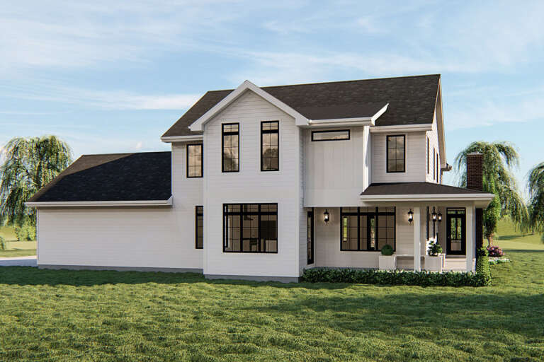 Modern Farmhouse Plan: 2,784 Square Feet, 4 Bedrooms, 3.5 Bathrooms ...